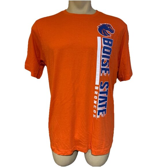 New BSU Boise State University Broncos Colosseum Orange Shirt Mens  L - Picture 1 of 8